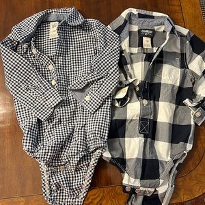 Two baby bgosh button downs
